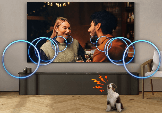 smart TV QLED 4K Samsung 50 inch QA50Q8FAAKXXV có khả năng tái tạo âm thanh tối ưu