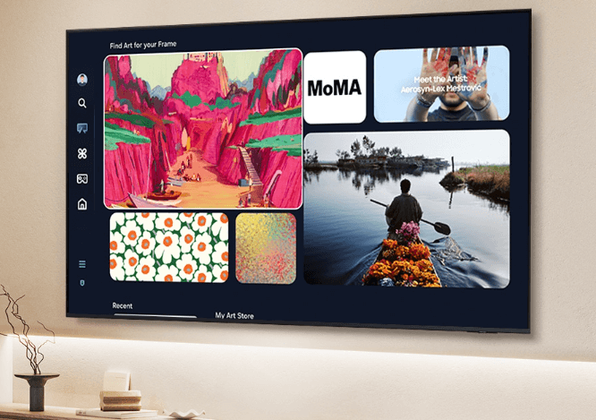 TV Samsung 50 inch QA50Q8FAAKXXV được thiết kế theo phong cách AirSlim thanh mảnh 