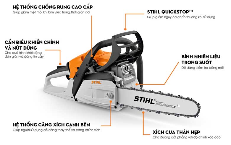 Máy cưa xích dùng xăng STIHL MS 172