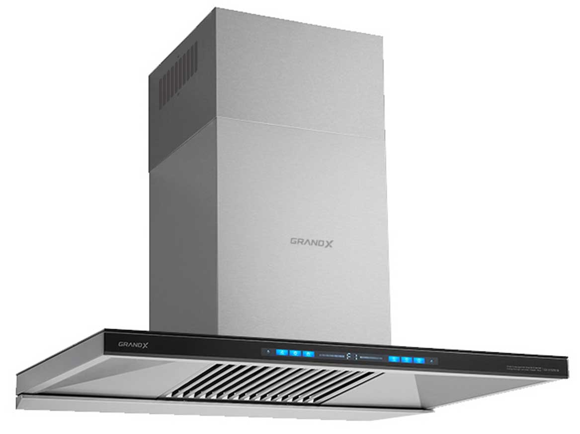 Máy hút mùi áp tường chữ T GrandX GX H90T81B