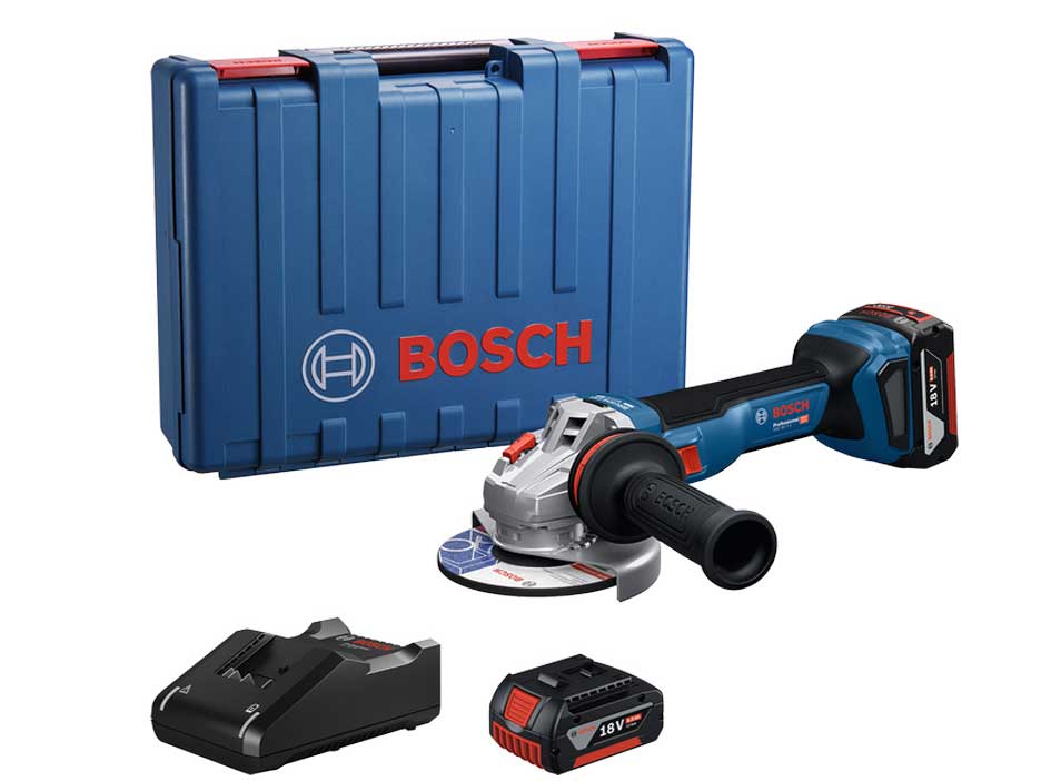 Máy mài góc dùng pin 18V Bosch GWS 18V-11 S 06019N40K1 (2 pin 4.0Ah, 1 sạc)