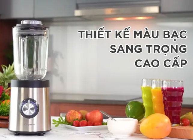 Kangaroo KGBL600X là chiếc máy xay sinh tố gia đình có kiểu dáng hiện đại, sang trọng