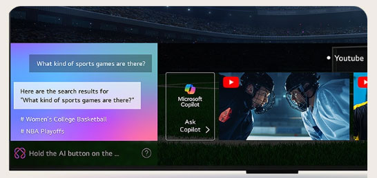 Smart Tivi AI Evo OLED 4K 83 inch LG OLED83M5PSA ứng dụng nhiều tiện ích AI Smart Tivi AI Evo OLED 4K 83 inch LG OLED83M5PSA ứng dụng nhiều tiện ích AI