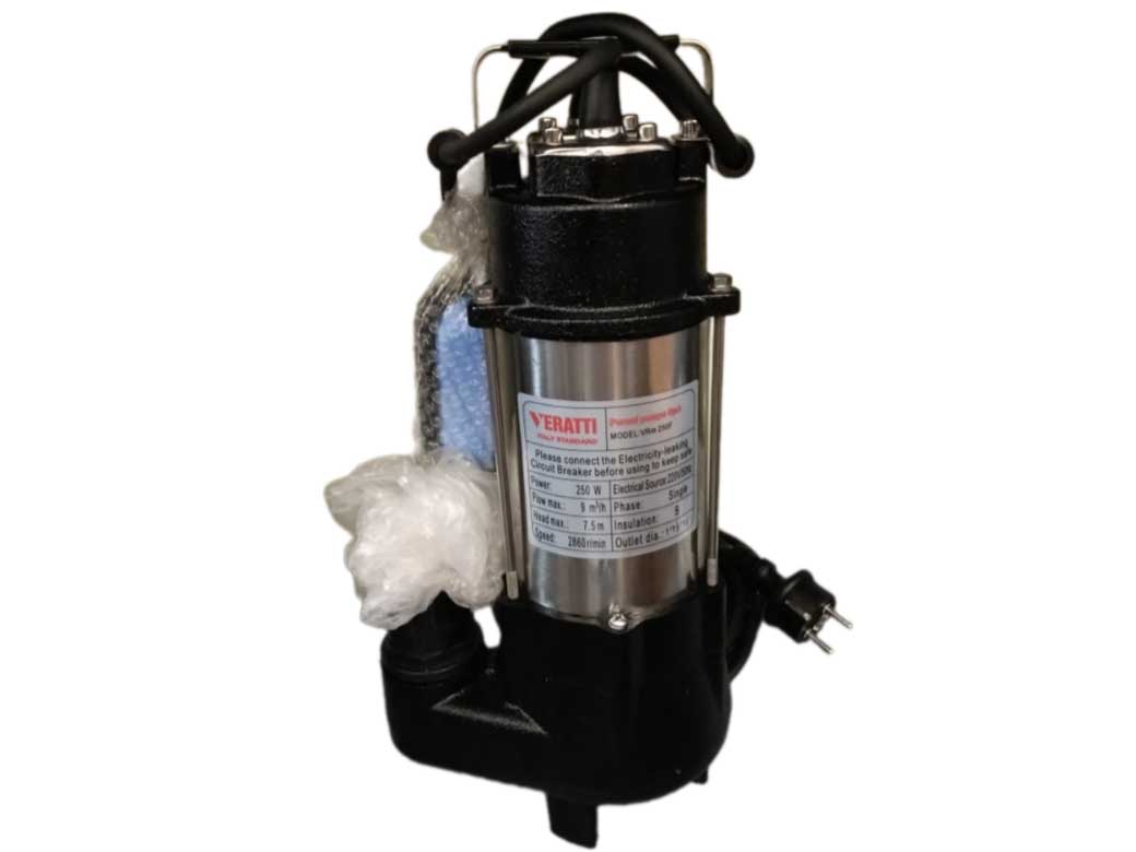 Bơm chìm nước thải Veratti VRm250F 250W
