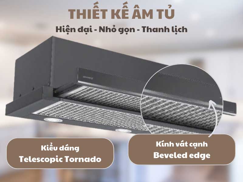Máy hút mùi âm tủ 