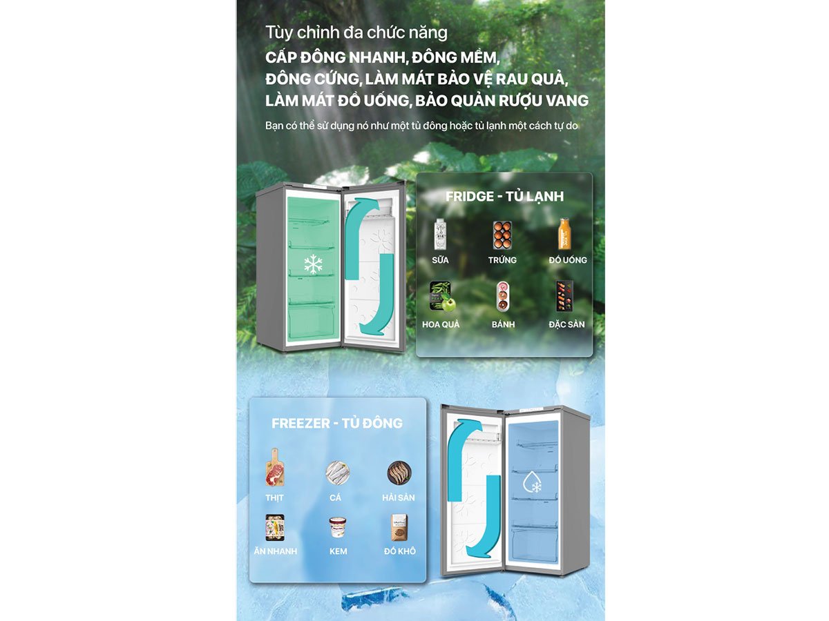 Tủ đông Inverter 