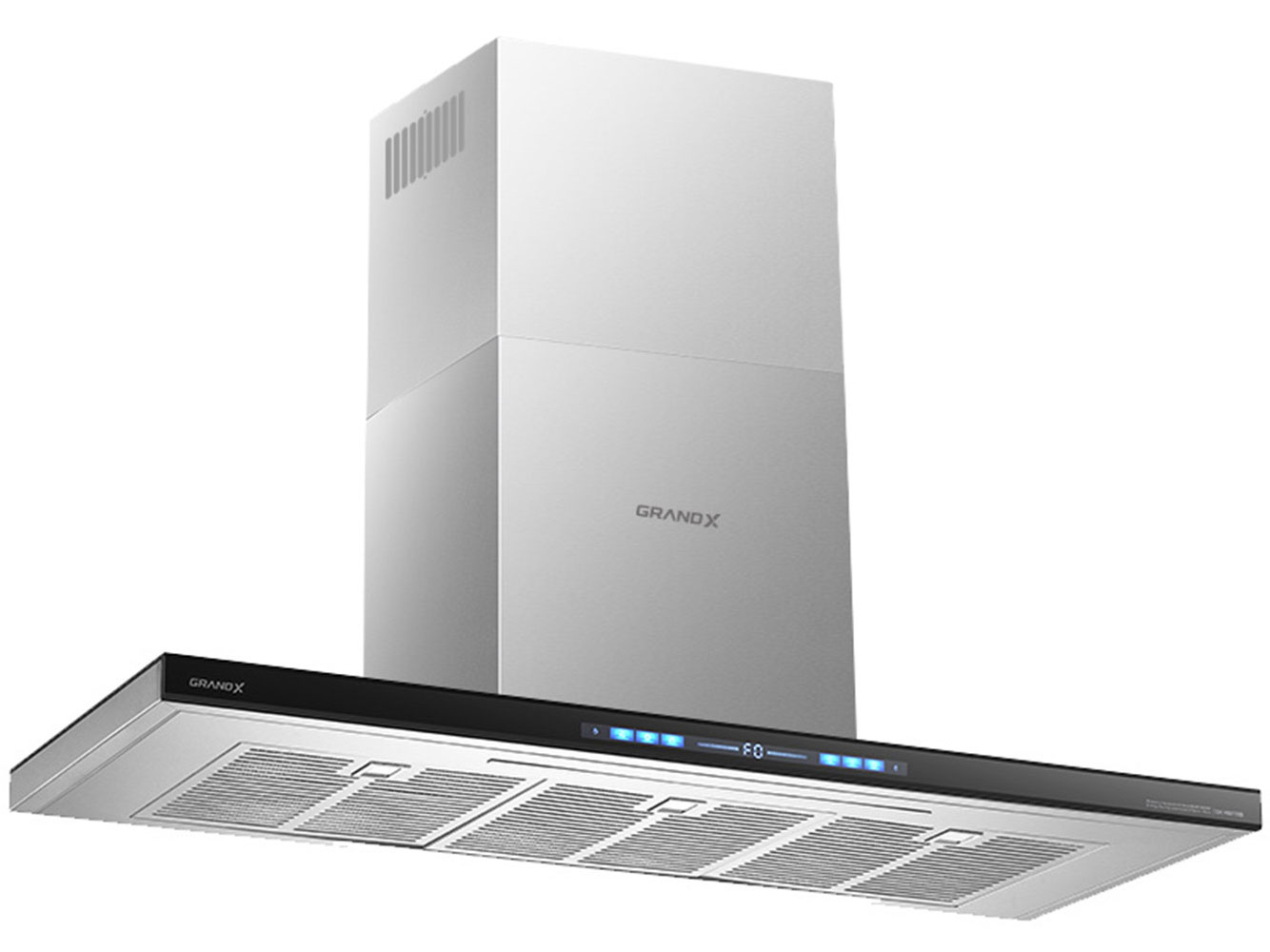 Máy hút mùi áp tường chữ T GrandX GX H90T78B