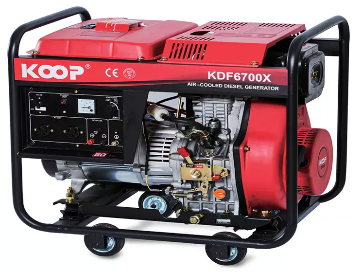 Máy phát điện chạy dầu 4.5 KVA Koop KDF6700X