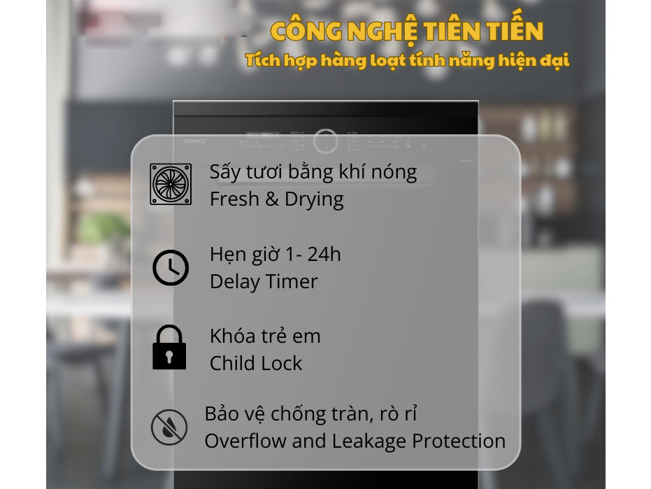 Máy rửa bát 16 bộ