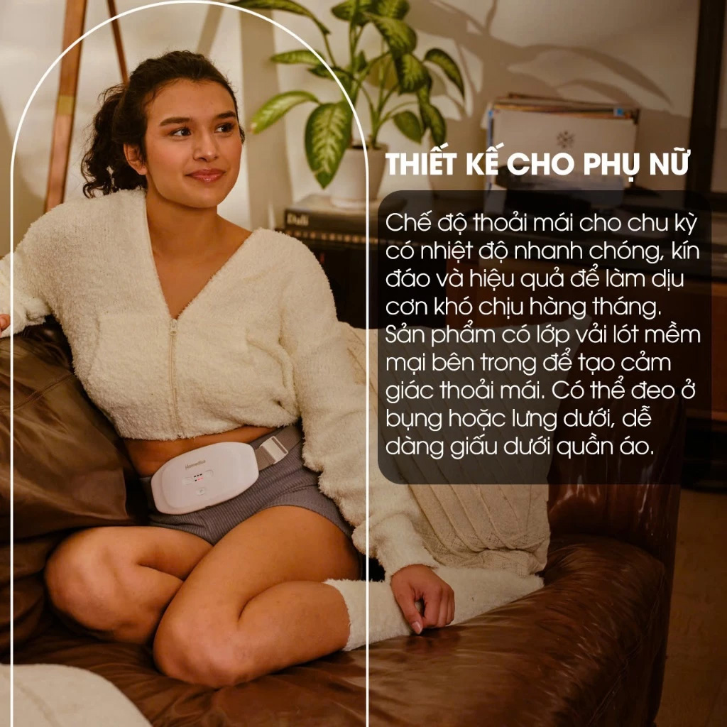 Đai massage bụng lưng Homedics WMH-200H