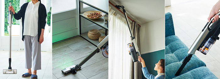 máy hút bụi không dây Hitachi PV-XL1K có kiểu dáng hiện đại