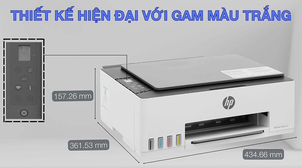 Máy in phun màu đa năng HP Smart Tank 580 Wifi (1F3Y2A)
