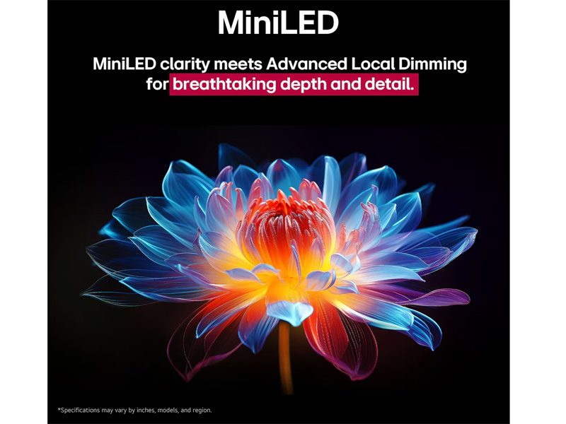 Tivi LG AI 75 inch 75QNED9MASA công nghệ MiniLED