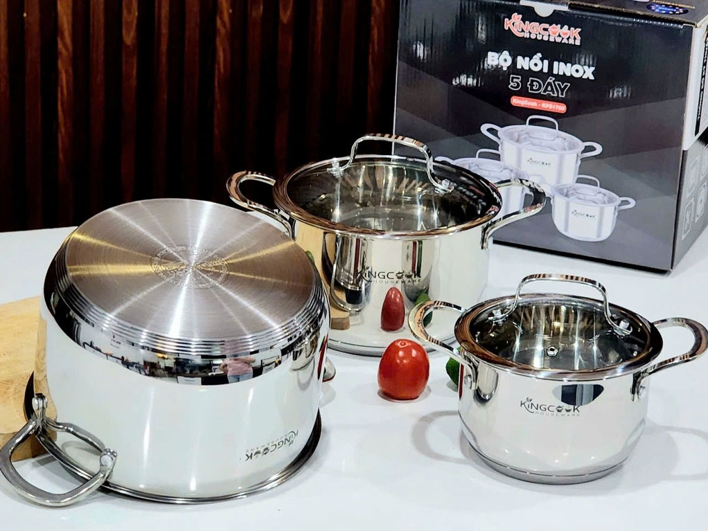Bộ nồi inox KingcooK 