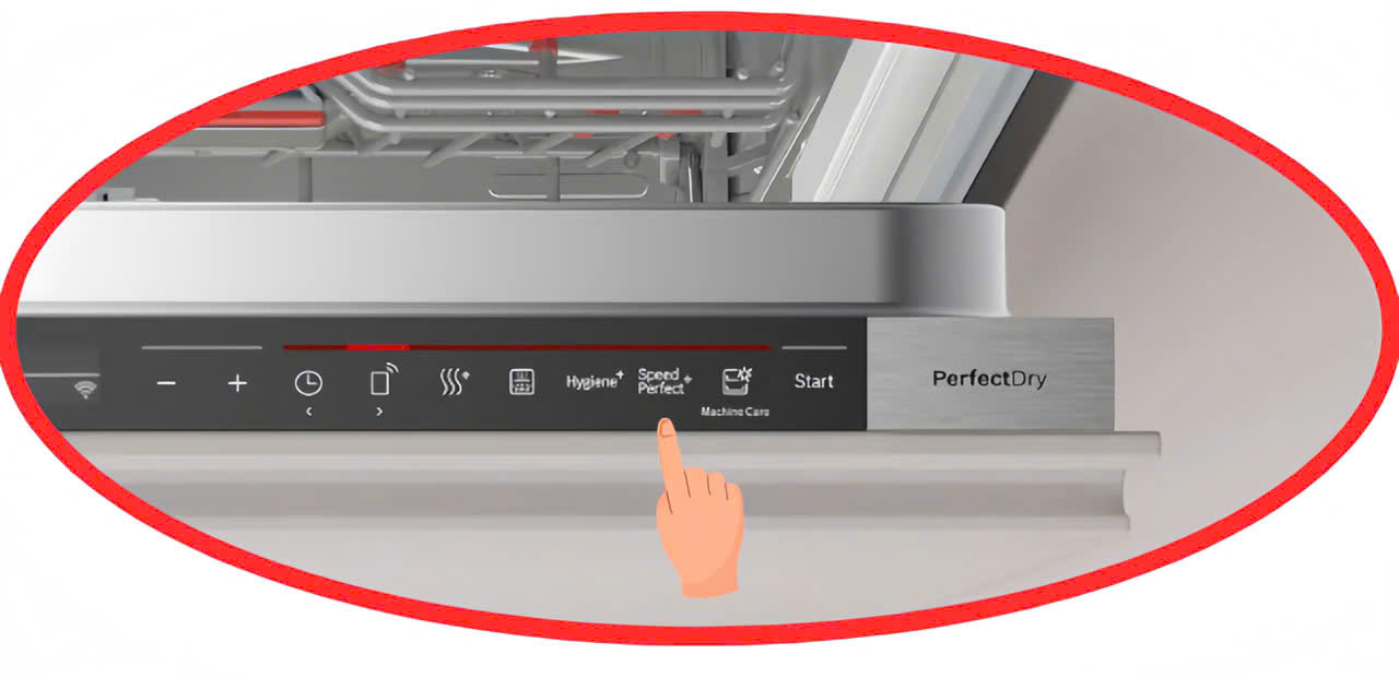 Máy rửa bát âm tủ  