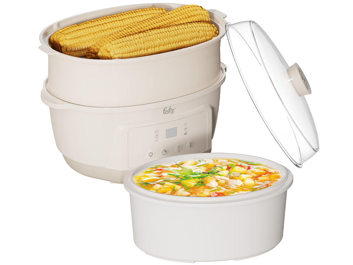 Nồi nấu chậm hấp hầm đa năng 7 trong 1 Fatzbaby Stew 6 - FB9083ZT