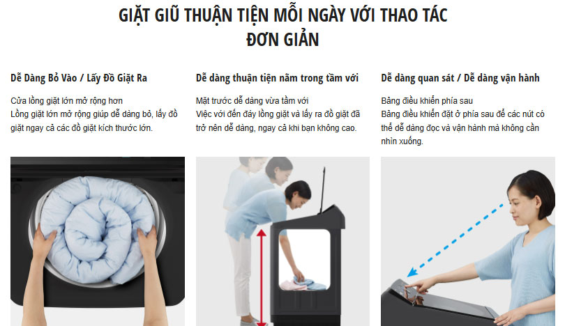 Máy giặt cửa trên 