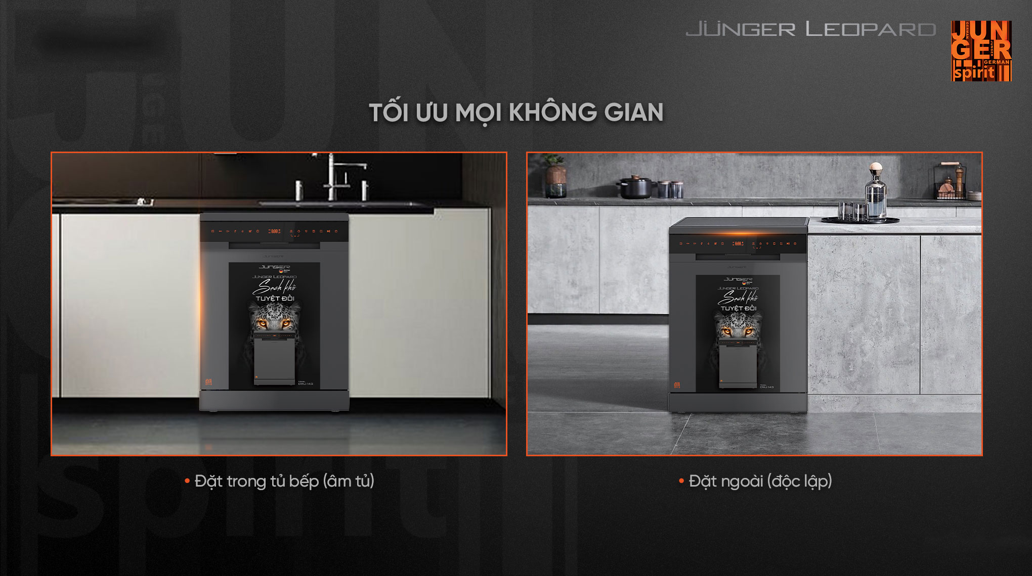 Máy rửa bát Junger  