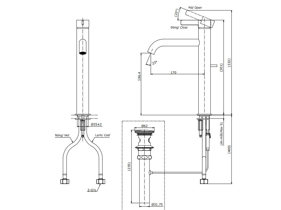 TOTO TLG11305V