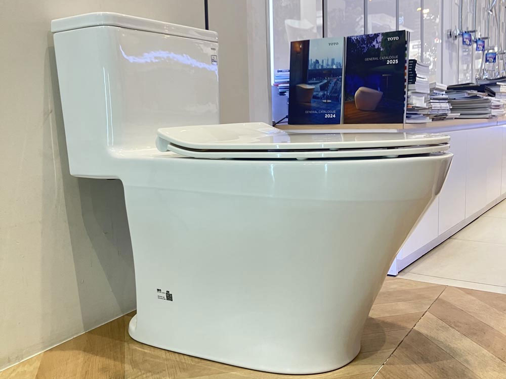 Bồn cầu 1 khối Toto MS857DT8 nắp TC600VS