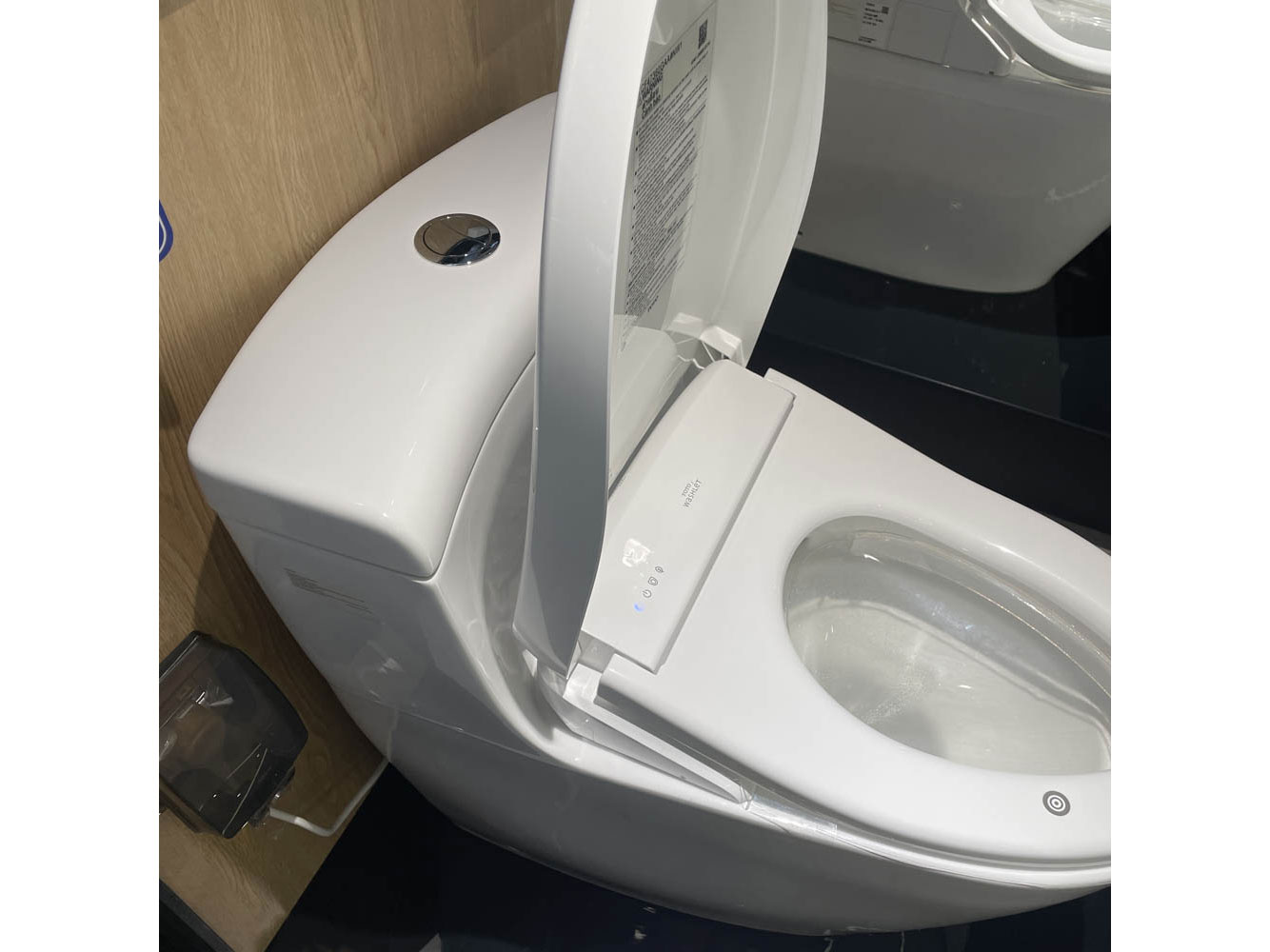 Bồn cầu điện tử Toto MS636CDRW23 nắp rửa Washlet TCF47360GAA S7 giấu dây