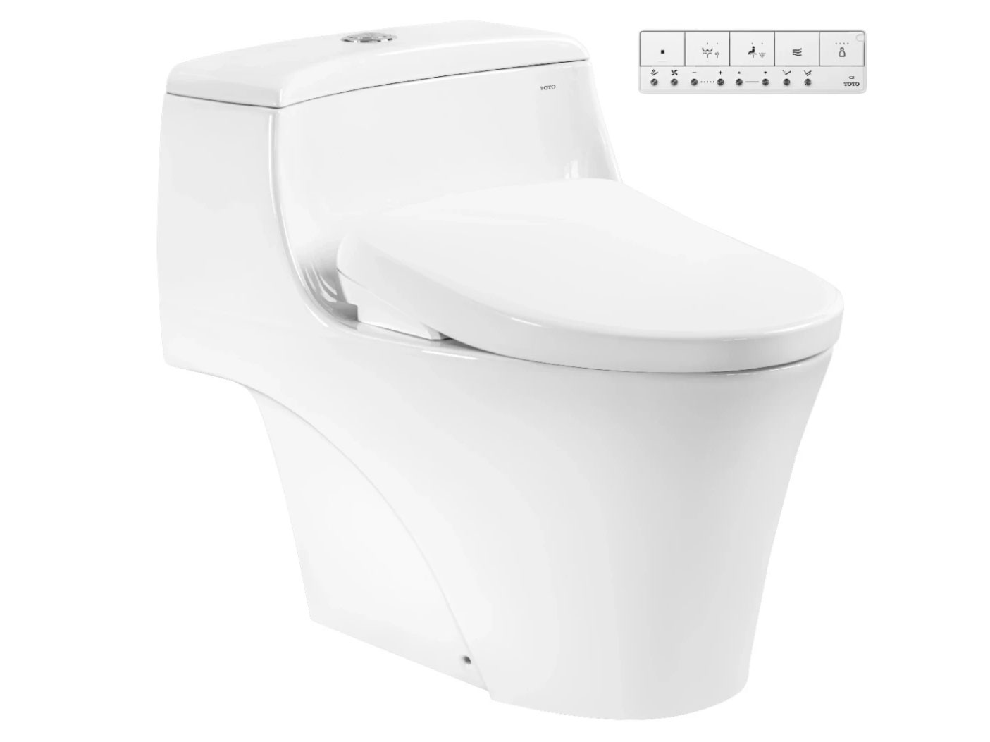 Bồn cầu điện tử Toto MS636CDRW23 nắp rửa Washlet TCF47360GAA S7 giấu dây