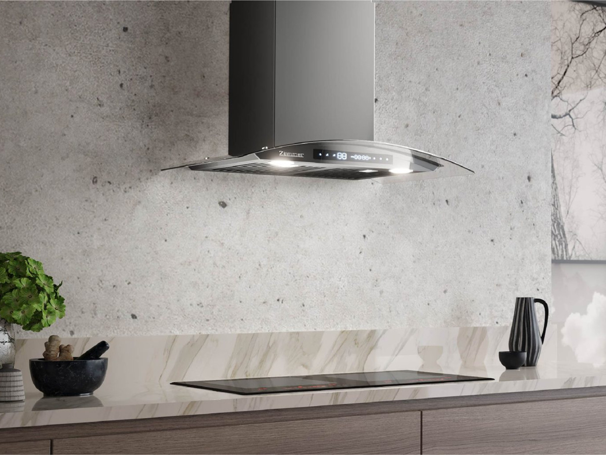 Máy hút mùi kính cong cảm ứng Zemmer HZM 700SX