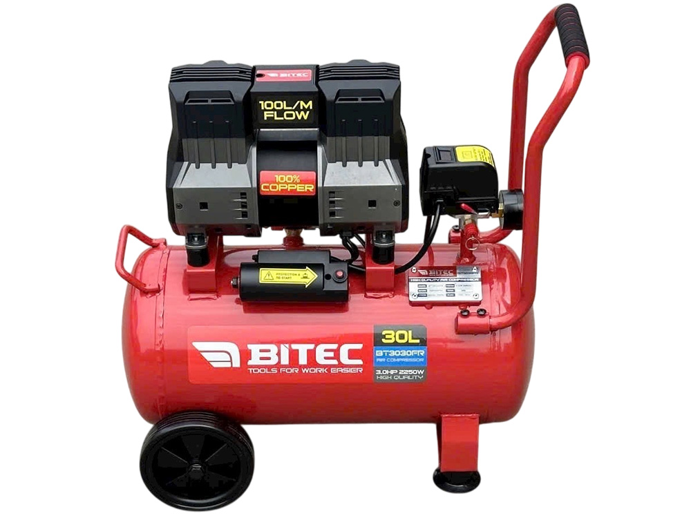 Máy nén khí không dầu Btec BT3030FE (1.500W, 30 lít)
