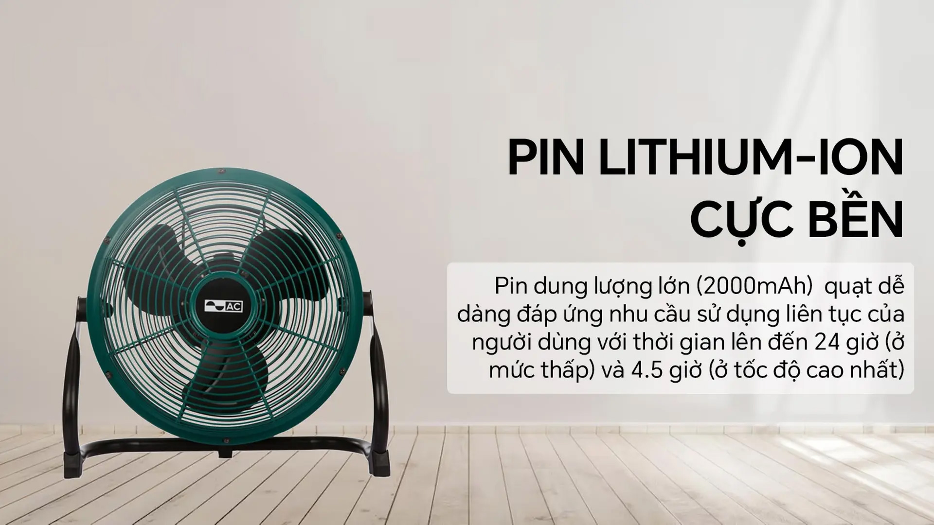 Quạt sạc điện AC ARF01D103