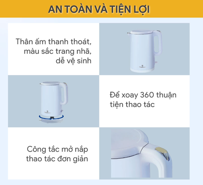 Bình đun nước siêu tốc