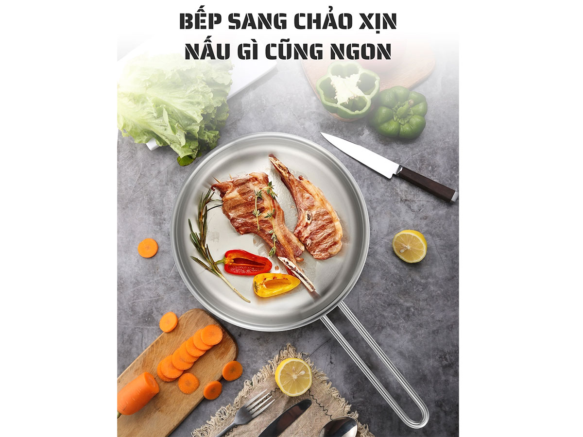 Chảo inox Olivo P2055 