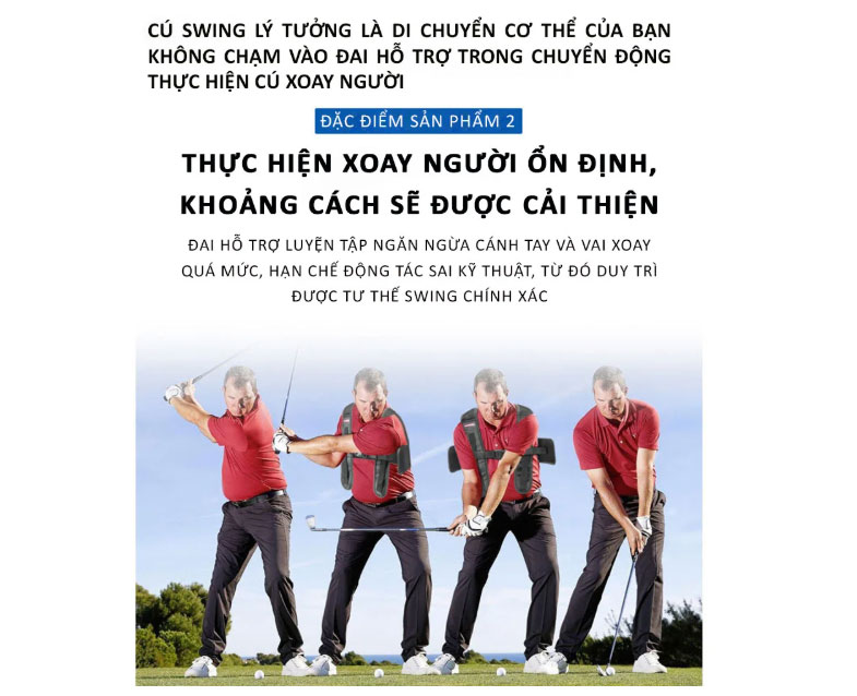 Đai hỗ trợ tập luyện swing 