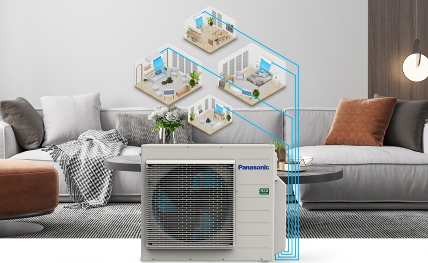 Dàn nóng điều hòa 1 chiều Multi Panasonic Inverter 4.0 HP CU-4U34YBZ
