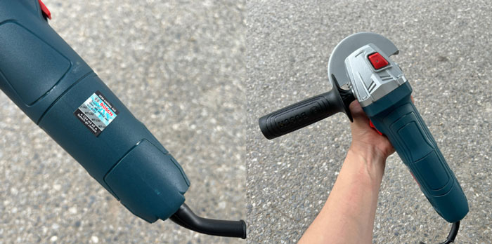 máy mài góc Bosch GWS 700 có thiết kế hiện đại, nhỏ gọn