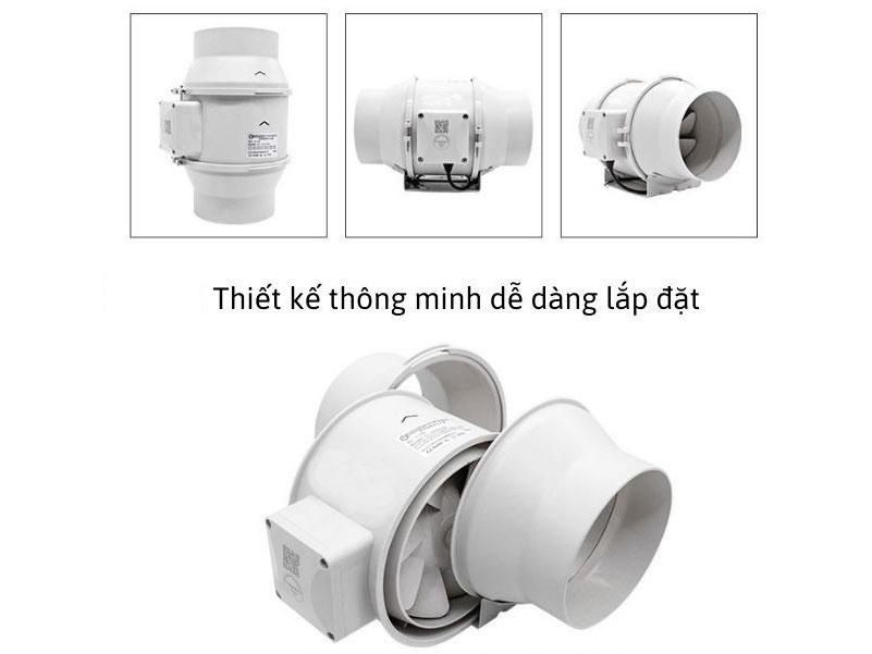 Quạt hút nối ống Sunfan HT-100P