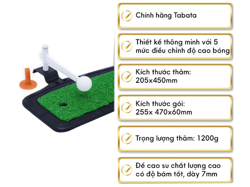 Thảm tập Golf  