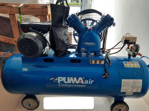 máy nén khí Puma PK 20120 2 đầu nén có kiểu dáng hiện đại