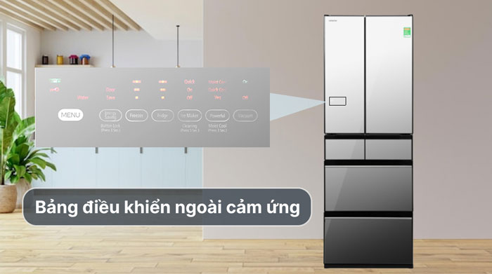 Tủ lạnh Hitachi Inverter 540 lít R-HW540RV(X) còn được tích hợp nhiều tính năng, tiện ích thông minh