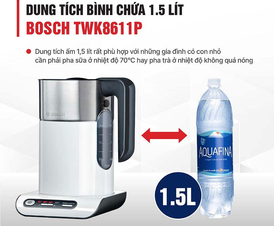 Ấm siêu tốc Bosch  