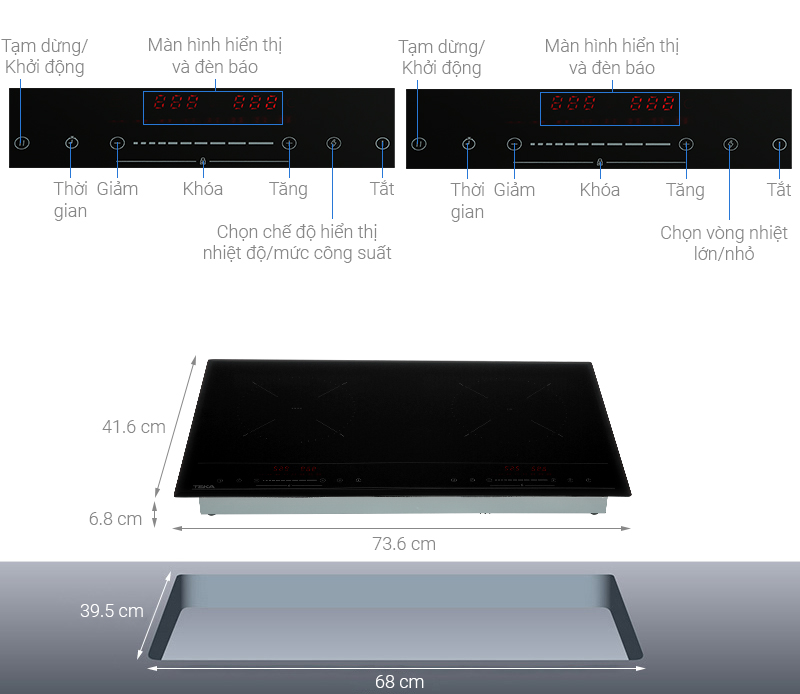 Bếp điện từ Teka HIC 7320 D