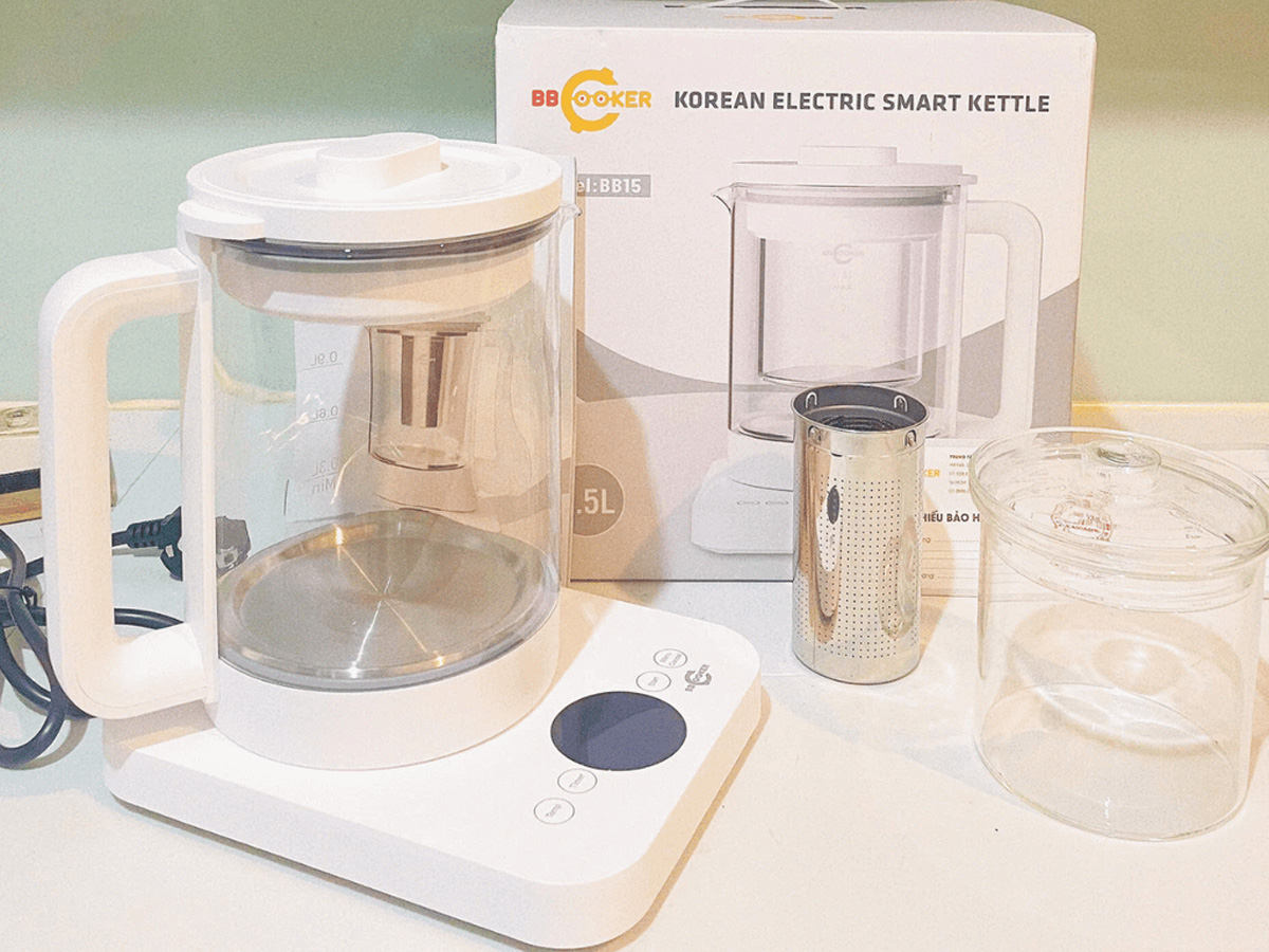 Ấm đun - máy chưng yến đa năng BBcooker BB15 - 1.5 lít