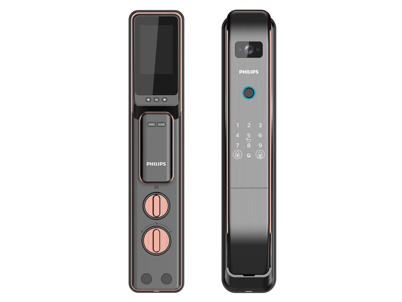 Khóa vân tay có camera Philips DDL303-VP