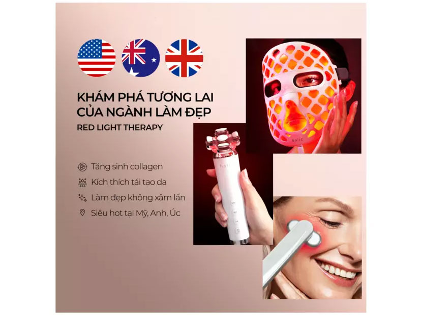 Máy nâng cơ, giảm mỡ mặt và trẻ hóa da Halio  