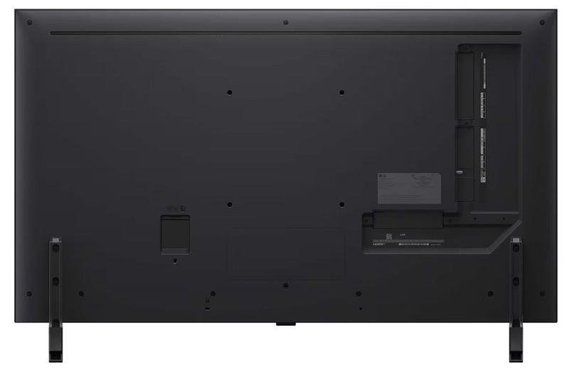 Mặt sau Tivi LG AI 4K 43QNED80ASA là các cổng kết nối
