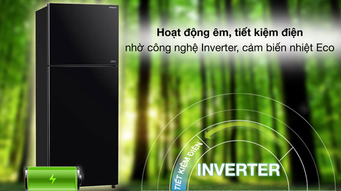 Hitachi R-FVY510PGV0 (GMG) có khả năng tiết kiệm điện năng hiệu quả