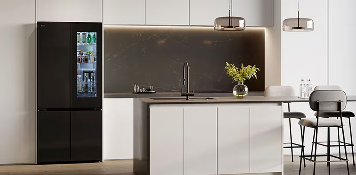 LG LFB61BLGAI là dòng tủ Multi Door có thiết kế 4 cánh hiện đại