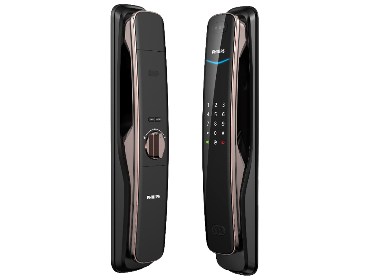 Khóa cửa thông minh vân tay cao cấp Philips DDL702-8HWS