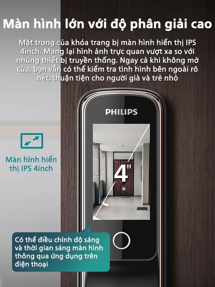 Khóa cửa Philips DDL709-7HWS