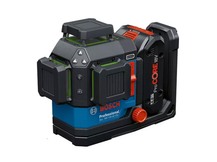 Máy cân mực laser 18V GLL 18V-120-33CG 06010651K0 (chưa pin, sạc)