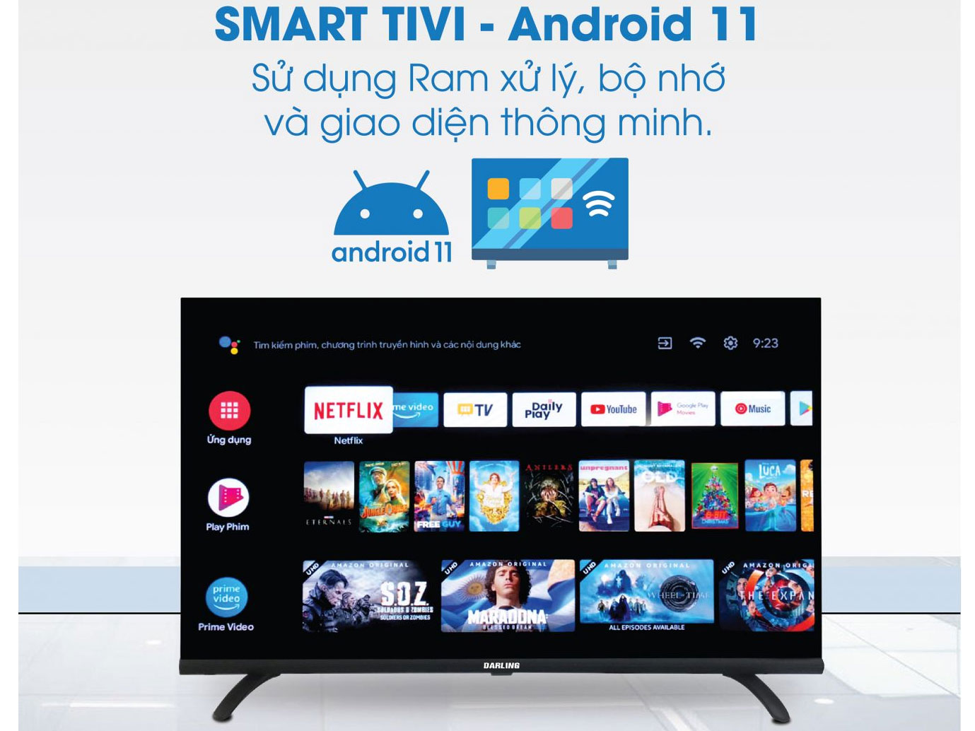 Smart tivi Darling  
